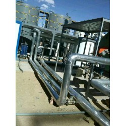 管道保温工程承包单位换热站玻璃棉铁皮保温