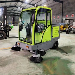 新能源自动扫地车 小型驾驶式吸尘洒水电动扫地车