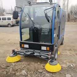 供应物业小型多功能电动扫地车 搅拌站扫地机驾驶式扫路车