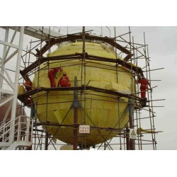 大型球罐玻璃棉保温施工 化工罐体保温施工队